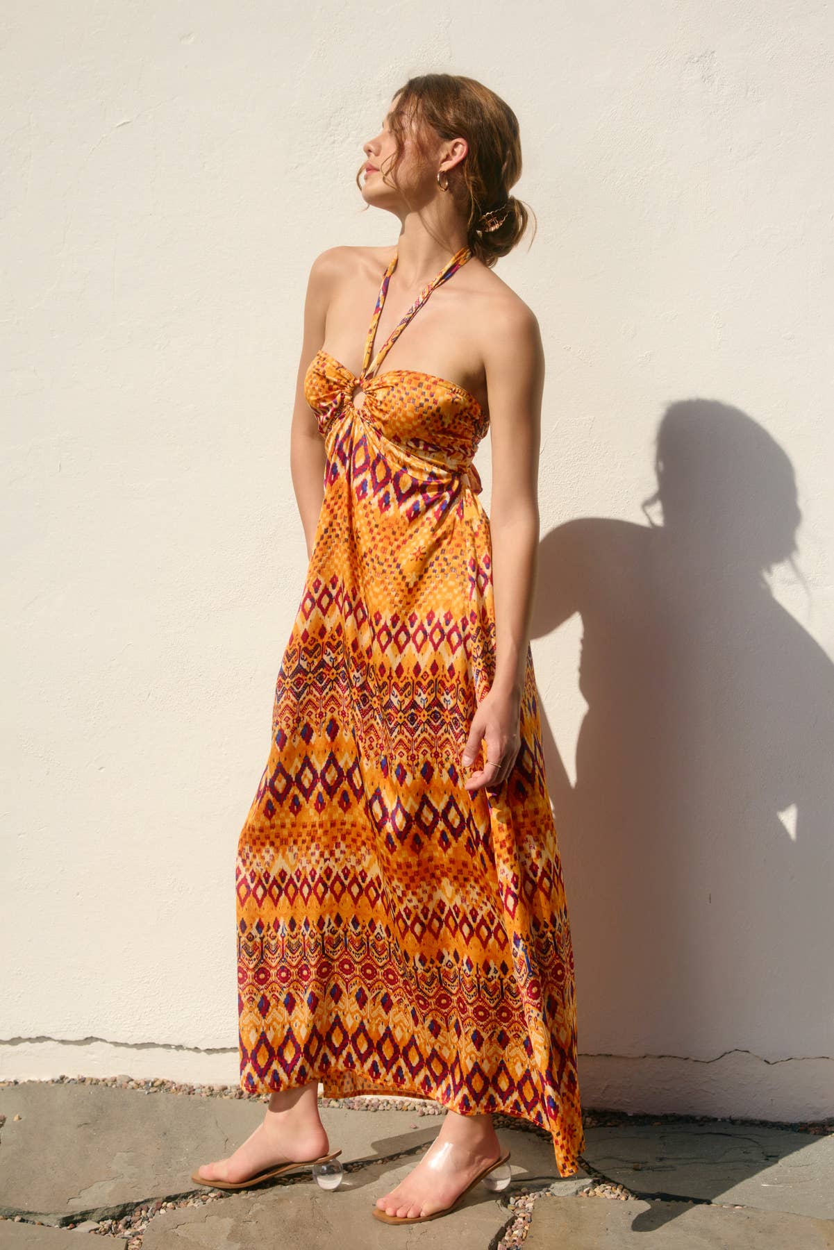 DESERTO DORATO Abito con scollo all'americana Gold Rush O Ring in vendita all'ingrosso su Faire1