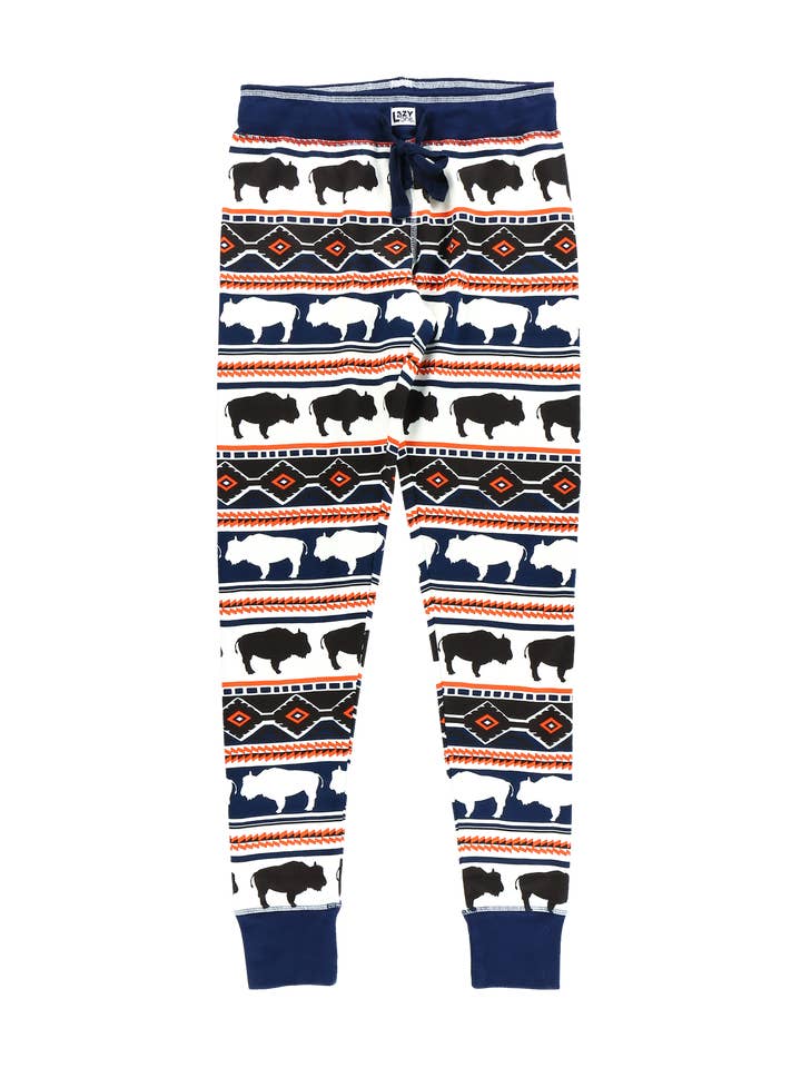 Lazy One - Wholesale Sleepwear bottom – women's - Buffalo Fair Isle Women's Pajama Legging