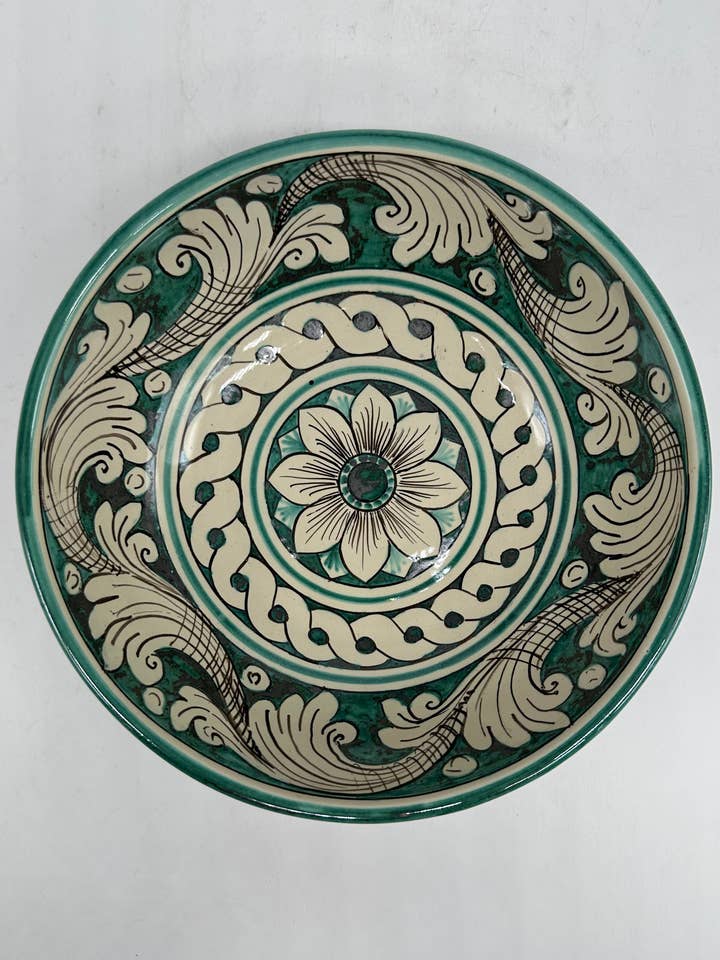 Insalatiera diametro cm 20 Ceramica Caltagirone - Calla per la vendita all'ingrosso da parte di DD Ceramiche Siciliane