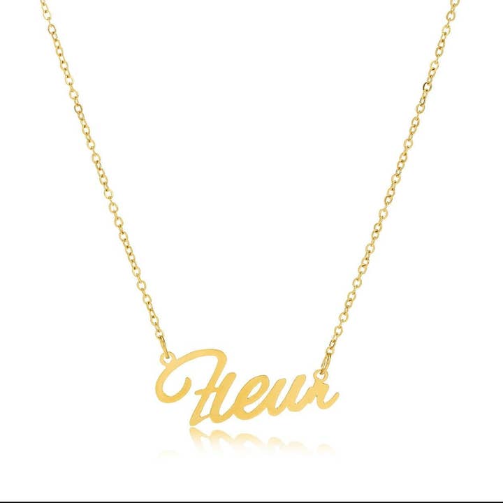 Fleur Name Necklace for wholesale by Zotair