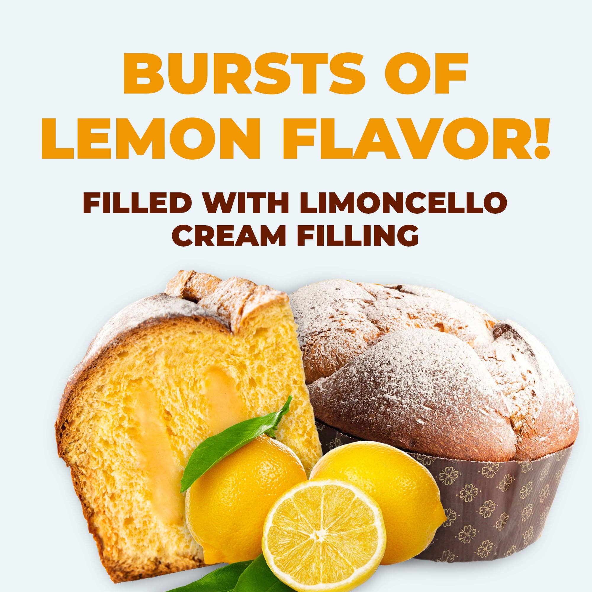 Food To Live - Wholesale Cake - Vergani Limoncello Panettone - 750g (1.65 lb)4