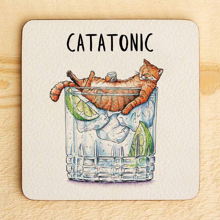 Catatonic Coaster - Sottobicchiere per bevande - Funny Coaster per la vendita all'ingrosso da parte di Bewilderbeest