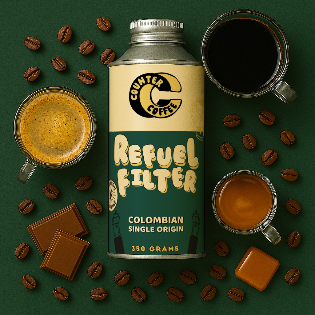 Counter Coffee – wholesale Coffee beans – Wake Up! Espresso Tin12