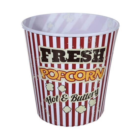 Out of the blue KG - Wholesale Bucket/Pail - Plastic Popcorn Bucket, Vintage Look,0