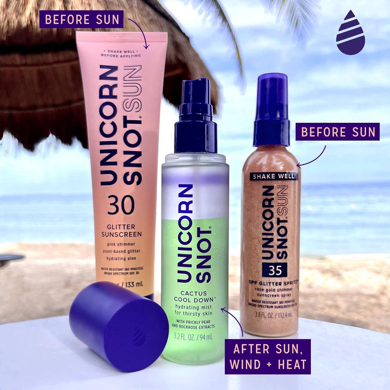 Unicorn Snot | Glitter Beauty - Wholesale Face & Body Mist/Water - Cactus Cool Down Mist | Hydrating Face Spray | Facial Spray6