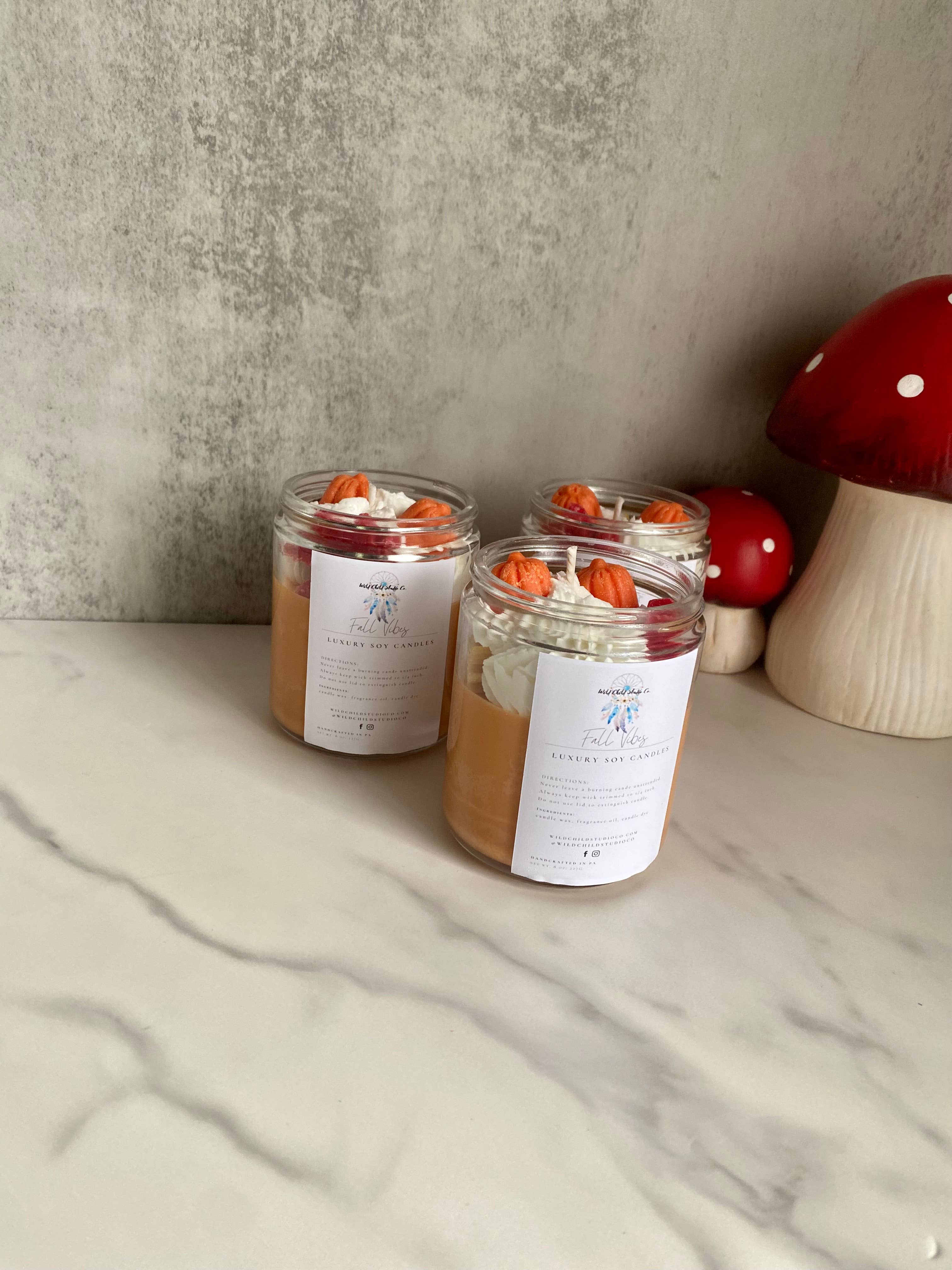 Wild Child Studio Co - Wholesale Jar/Filled Candle - Fall Vibes  Soy Candle2