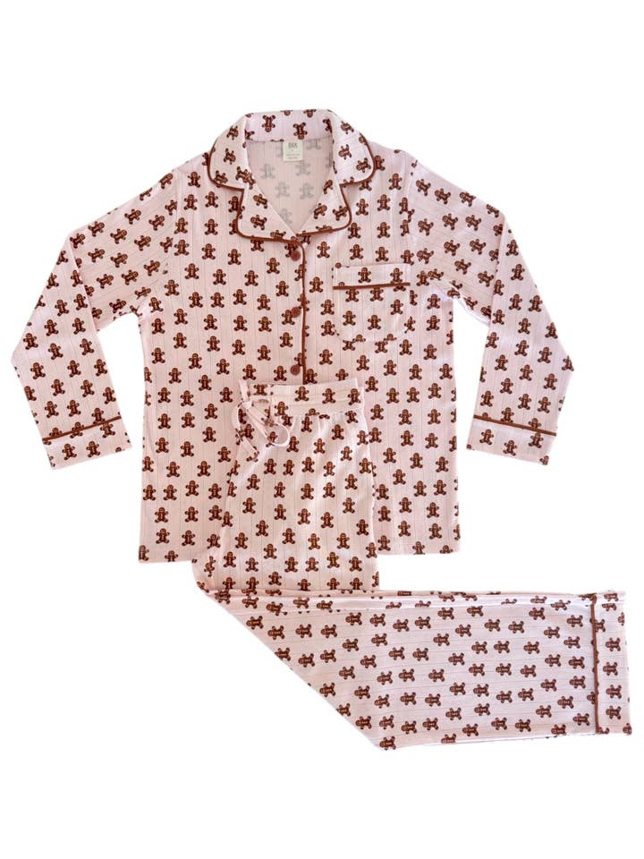SIIX Collection - Wholesale Lounge set – Women's - Blush Gingerbread / Organic Pointelle Women's Lounge Set1