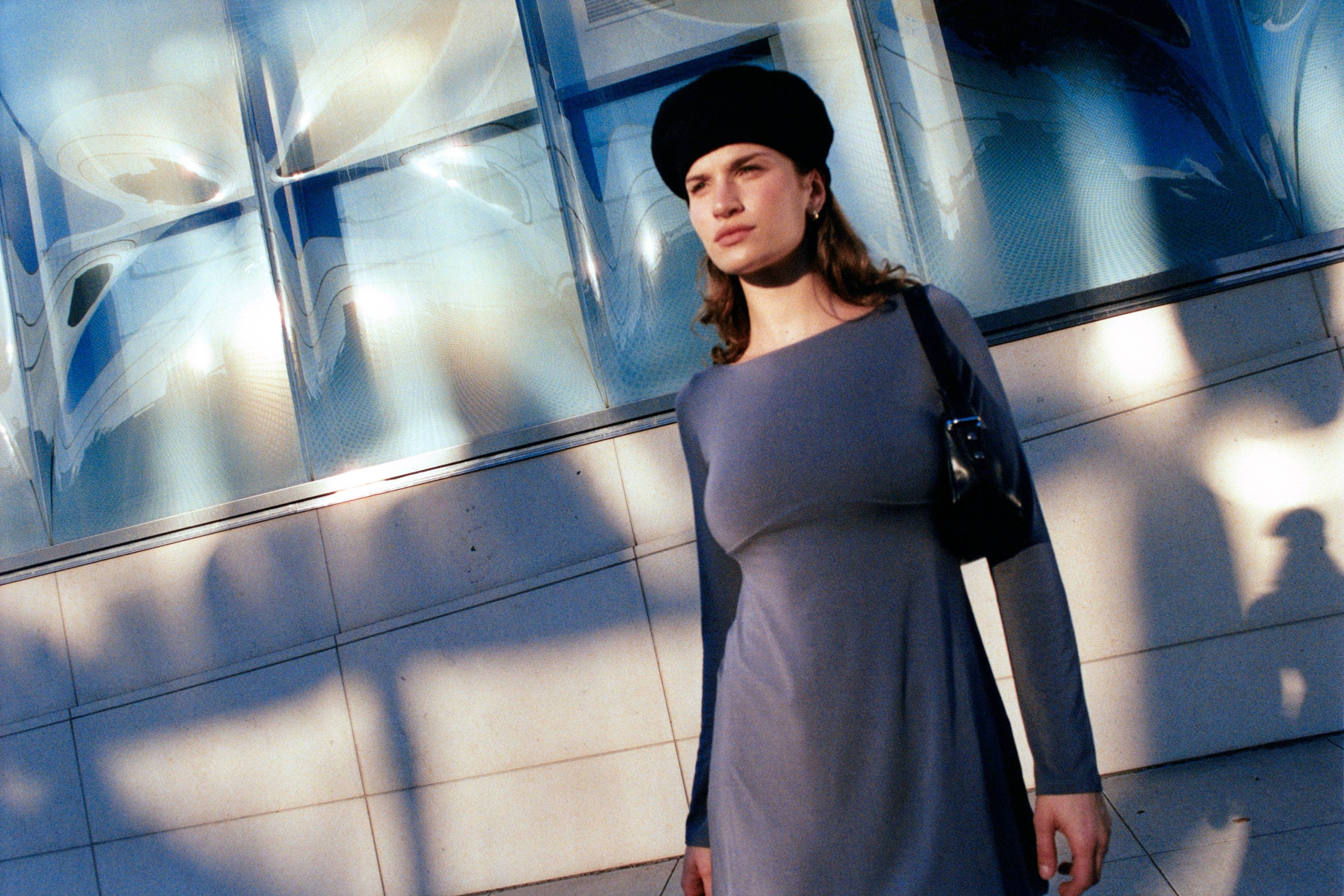 BOATNECK DRESS IN SLATE for wholesale on Faire2