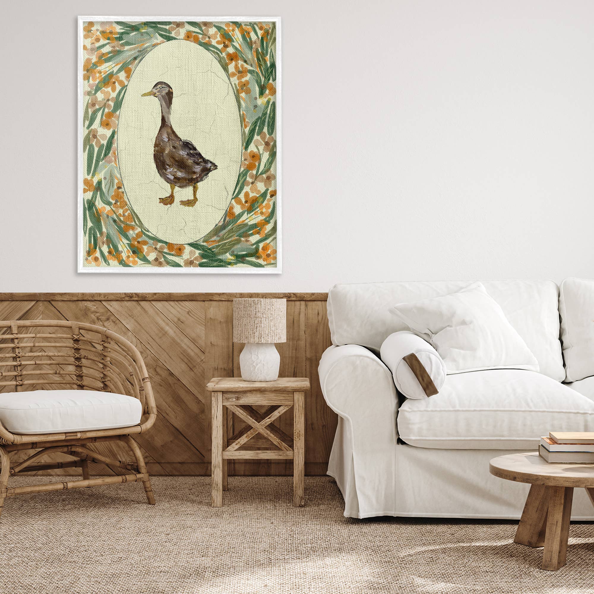 Stupell Industries – wholesale Wall sign – Traditional Floral Duck Portrait - Framed Wall Art6