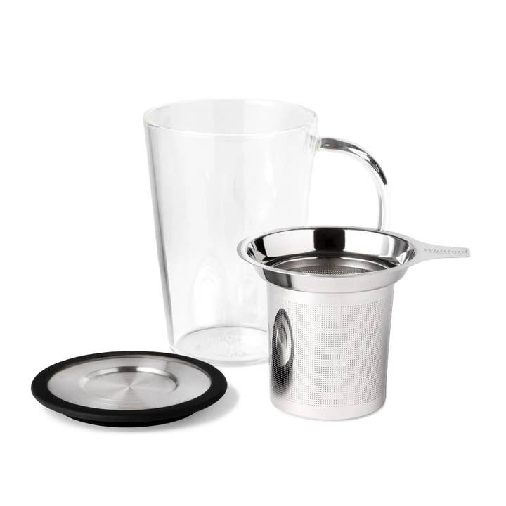 Whittard of Chelsea - Wholesale Coffee/Tea Cup - Glass Pao Mug/Cup with Infuser