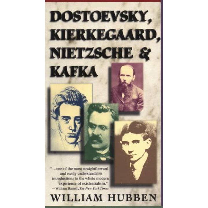 Dostoevsky, Kierkegaard, Nietzsche & Kafka by William Hubben for wholesale by Simon & Schuster