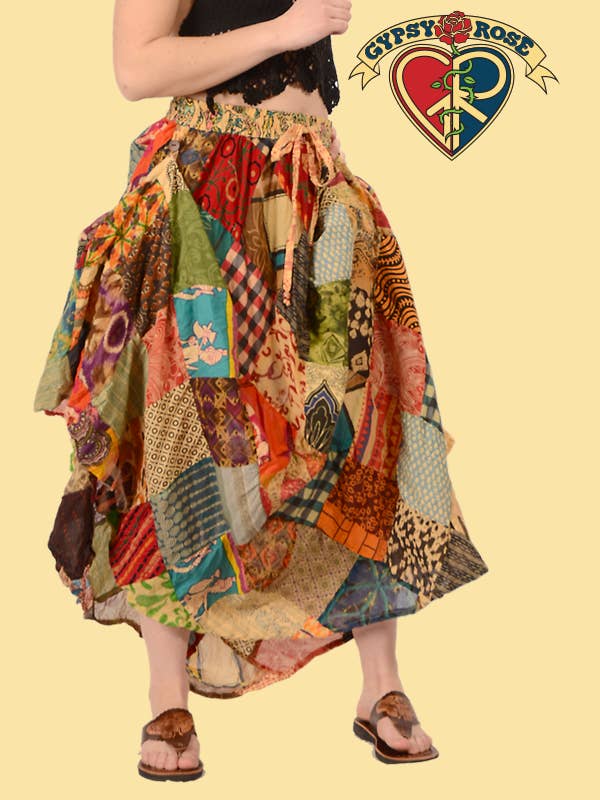 Festy Style Diamond Patchwork Finger Loops Skirt and other Purchase Wholesale patchwork skirt. Free Returns & Net 60 Terms on Faire trending on Faire.