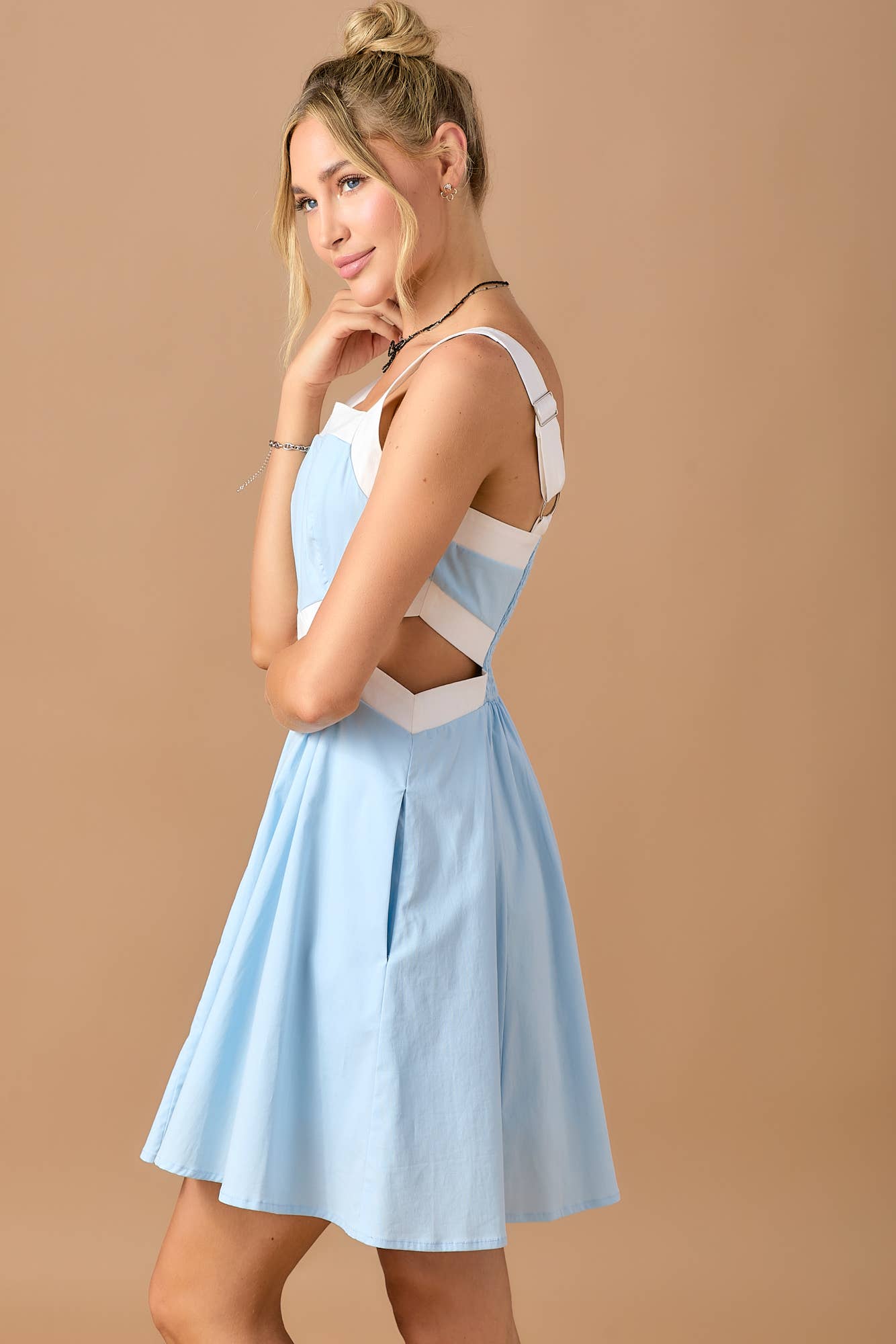 BABY PINK - Venta al por mayor Vestido - Mujer - Vestido con escote cuadrado6