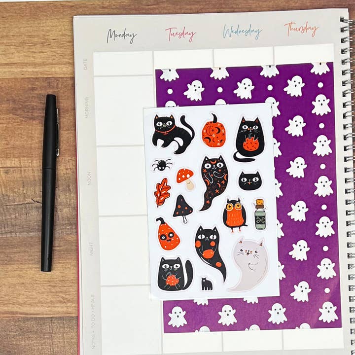 Four Bears Sticker Club - Vendita all'ingrosso Adesivo - Gatti spaventosi2