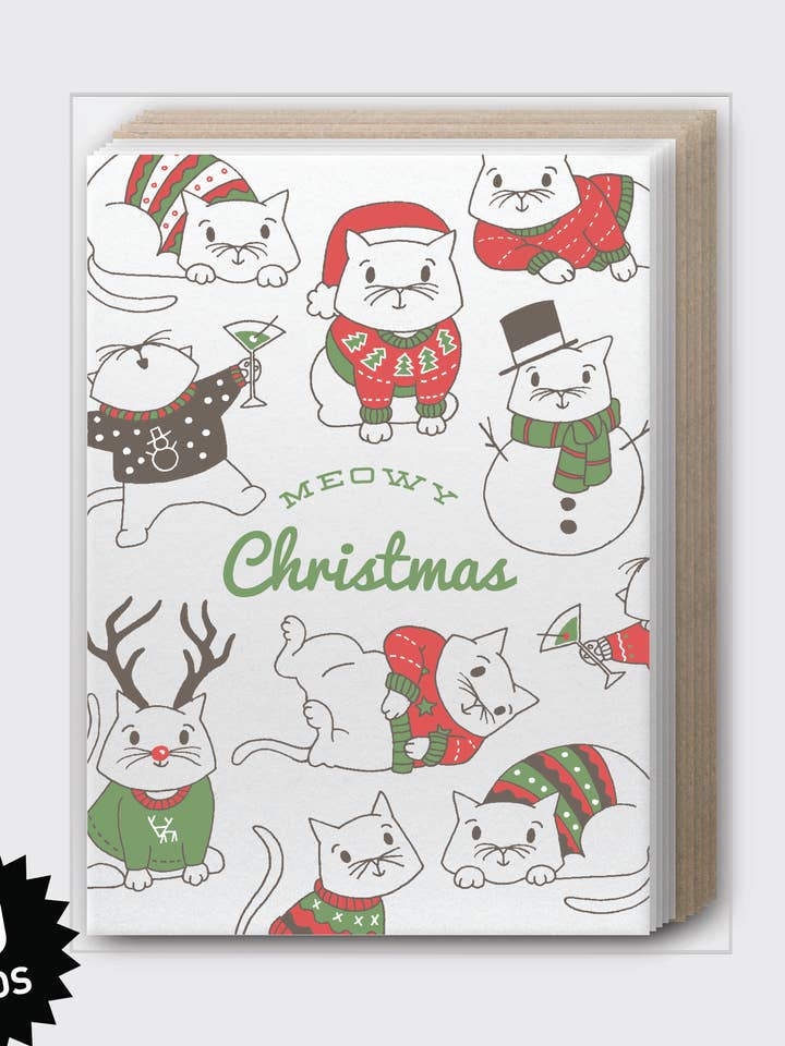 Box Set van 10 - Meowy Christmas voor wholesale door Pike Street Press