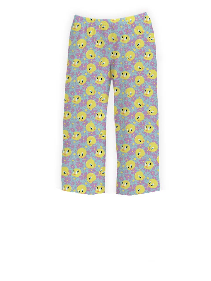 BRIEF INSANITY - Wholesale Sleepwear Bottom - Kids - Briefly Kids | Tweety Bird Flower Pajama Pants – Warner Bros. Discovery