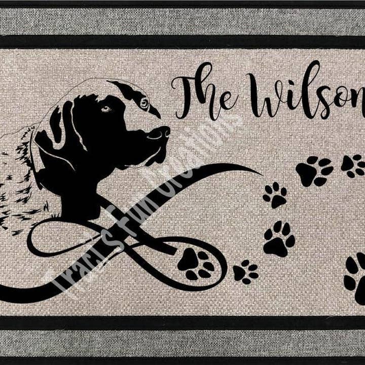 German Shorthair Pointer Door Mat for wholesale by Traci's Fun Creations