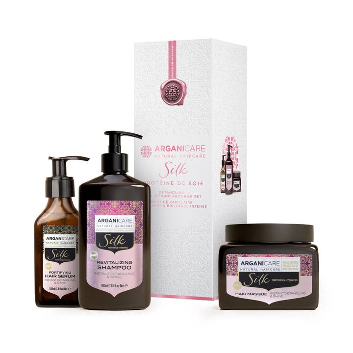 Silk Protein Trio Set for wholesale by ARGANICARE