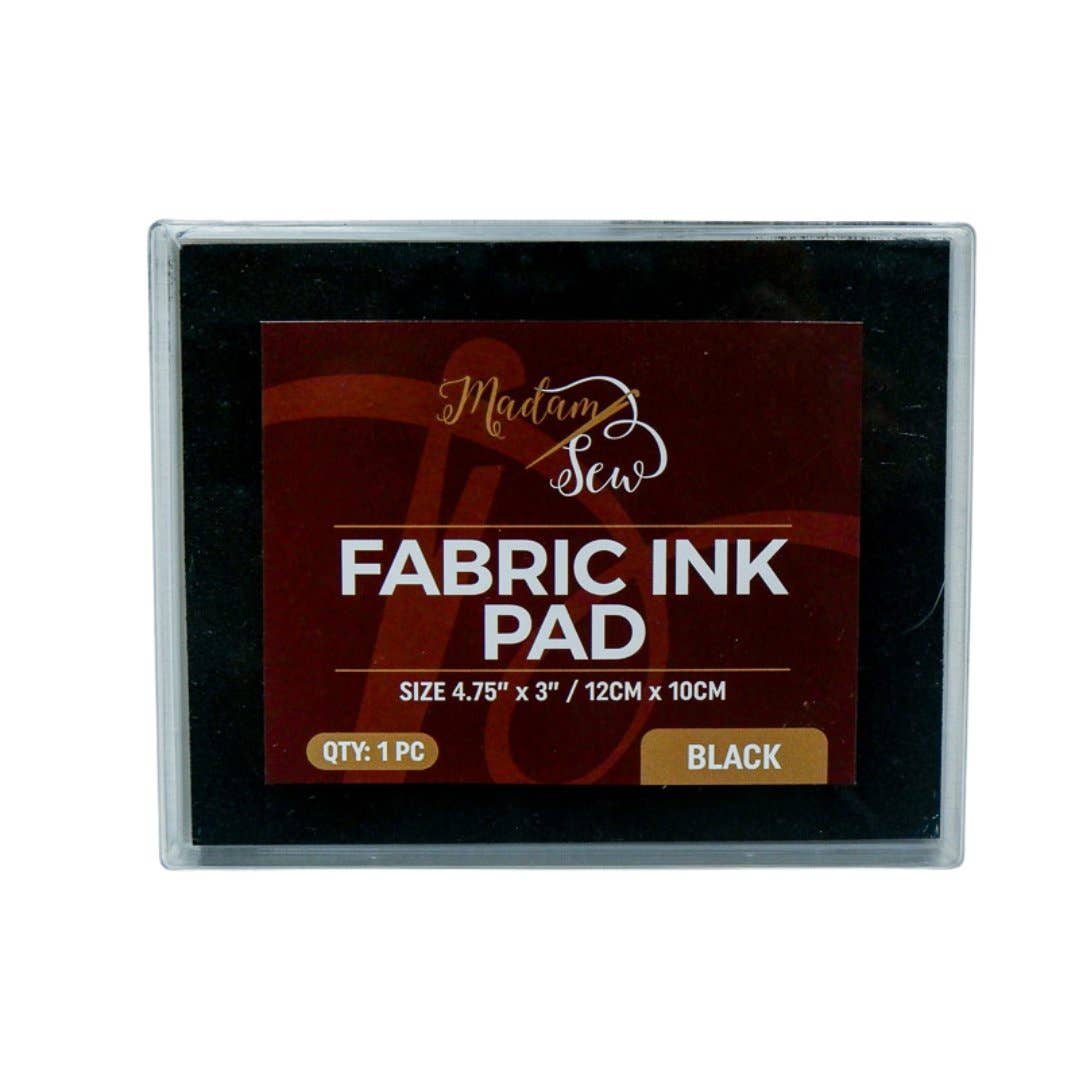 Permanent Fabric Ink Pad - Black for wholesale on Faire7