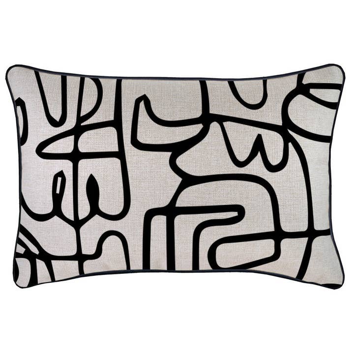 Cushion Cover-With Piping-Cover-Art-Studio-35cm x 50cm for wholesale by Escape To Paradise