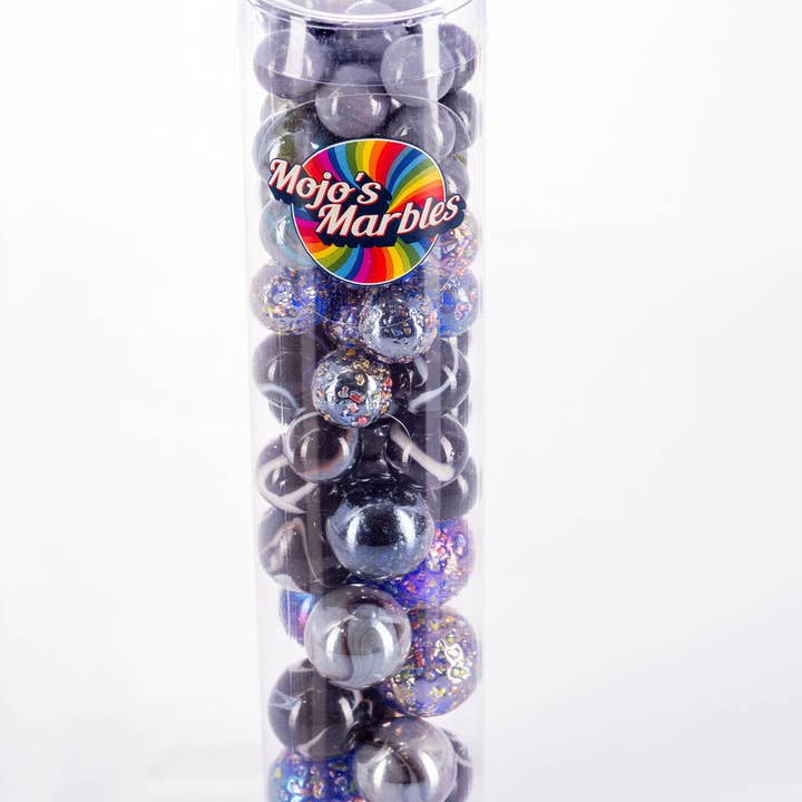 Marble Mega Mix Space Race for wholesale by Mojo's Marbles