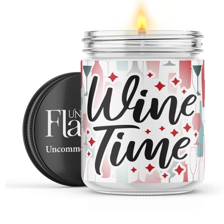 Uncommon Flame - Wholesale Jar/Filled Candle - Wine Time Candle
