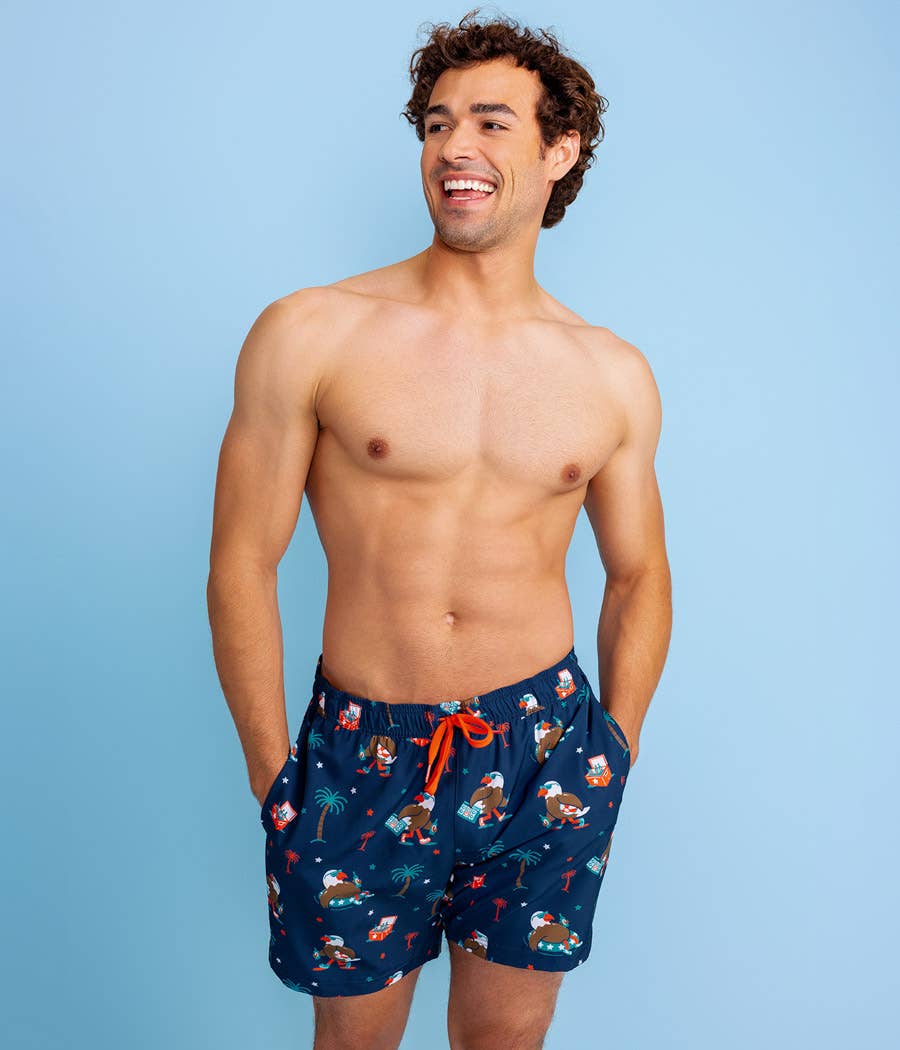 Tipsy Elves – Engroshandel Badeshorts – Mænd – Freedom Floats 6" Stretch Badebukser - Herre USA Badebukser4