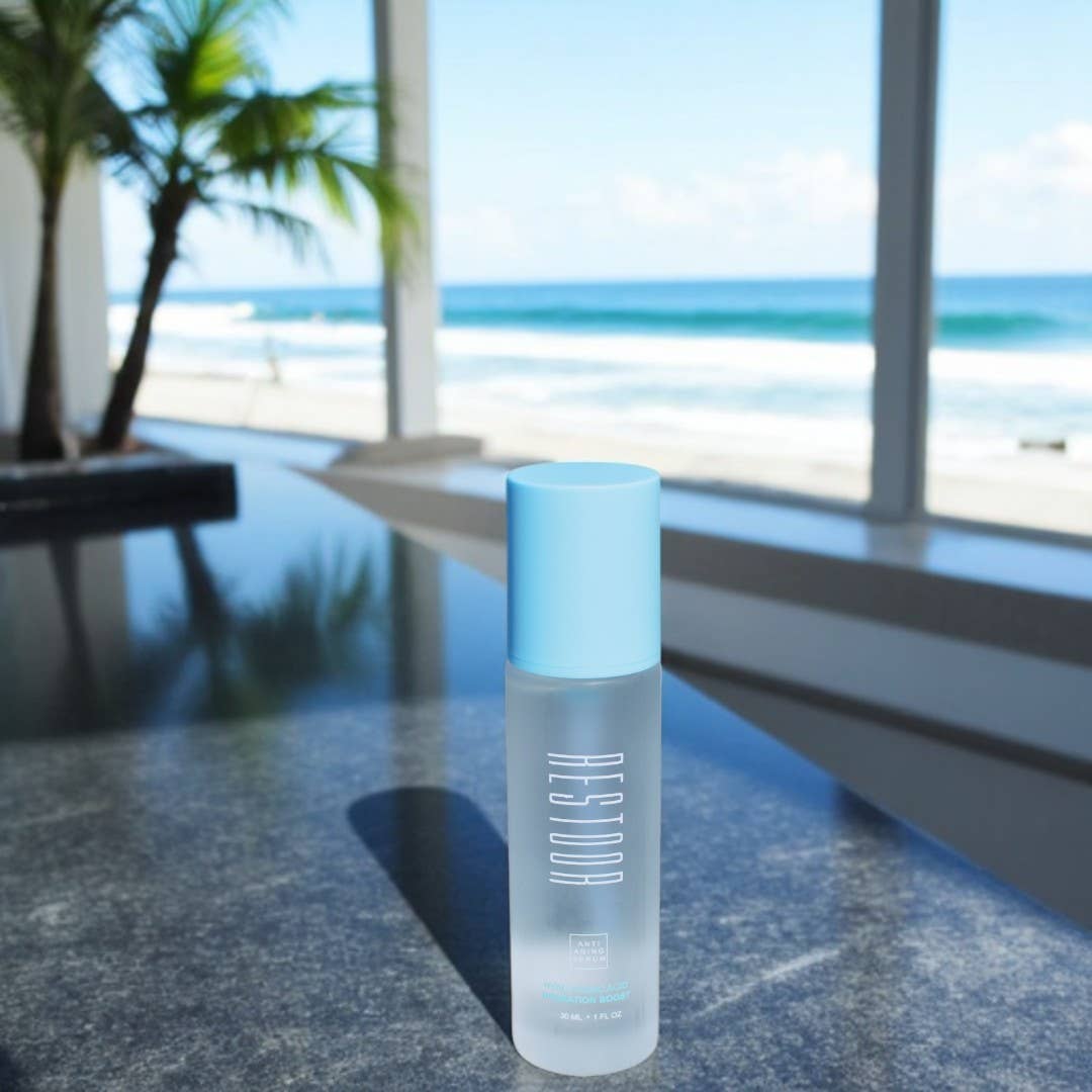 Restoor Skin Essentials - Wholesale Facial Serum/Concentrate - Hyaluronic-Acid Serum Hydration Boost Anti-Aging Skincare2