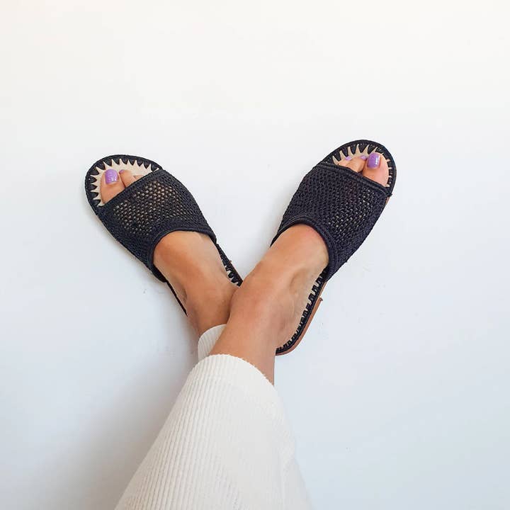 DarKech - Wholesale Sandals - Women's - Handmade Raffia Sandals, Summer Sandals 8