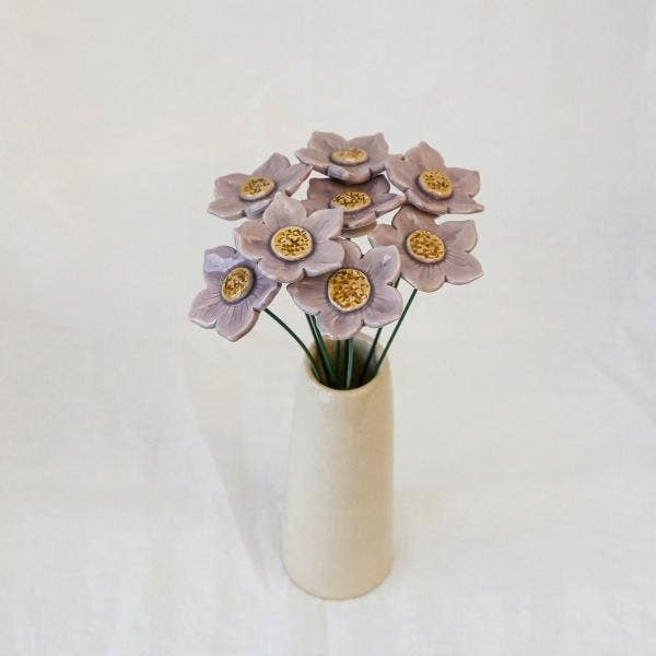 NaturoTheke - Wholesale Artificial Flowers - Petunia, diameter approx. 4-4.5 cm, stem 20 cm