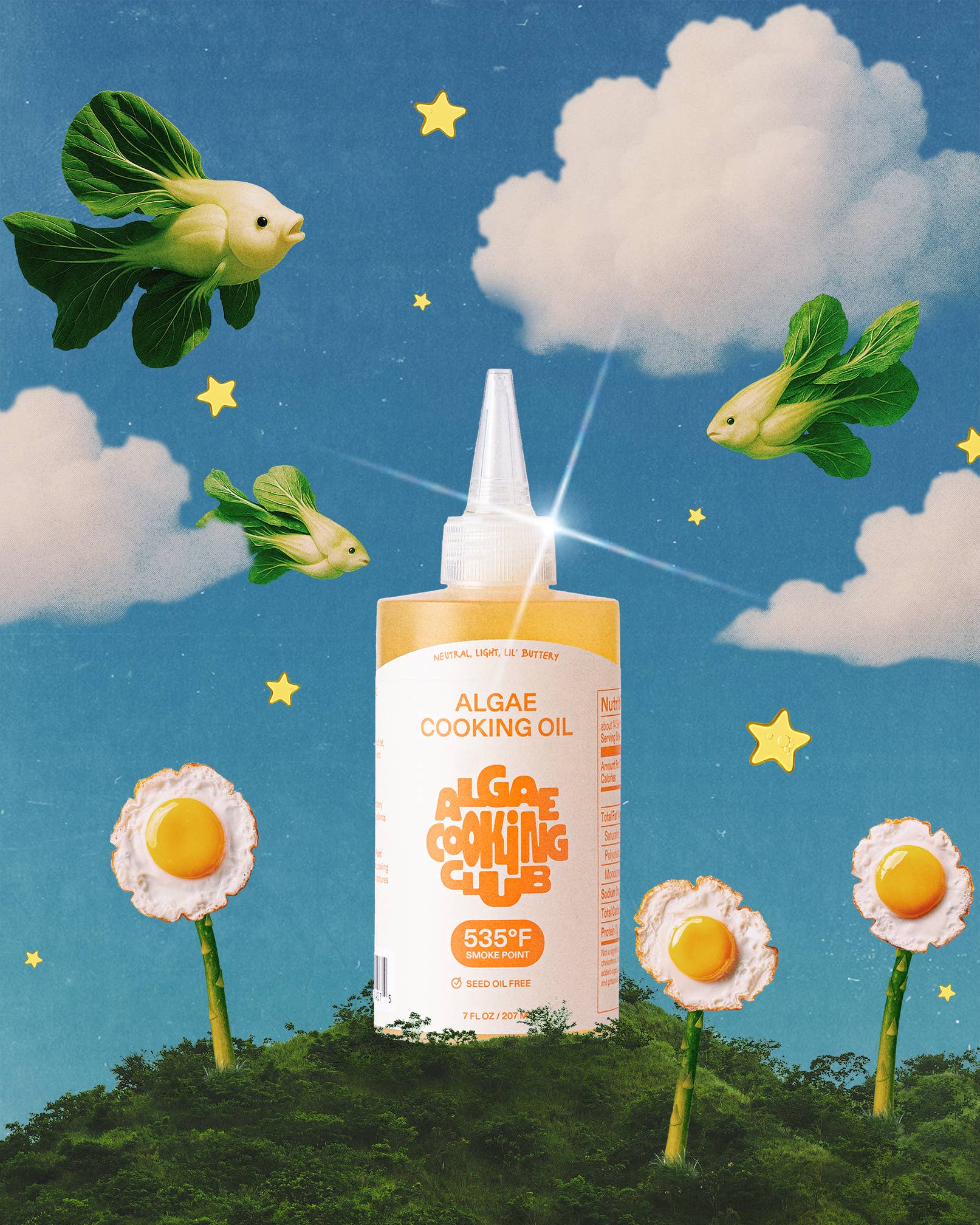 Algae Cooking Club - Wholesale Cooking Oil - Algae Cooking Oil - 7oz Chef Squeeze (Refill + Reuse)1