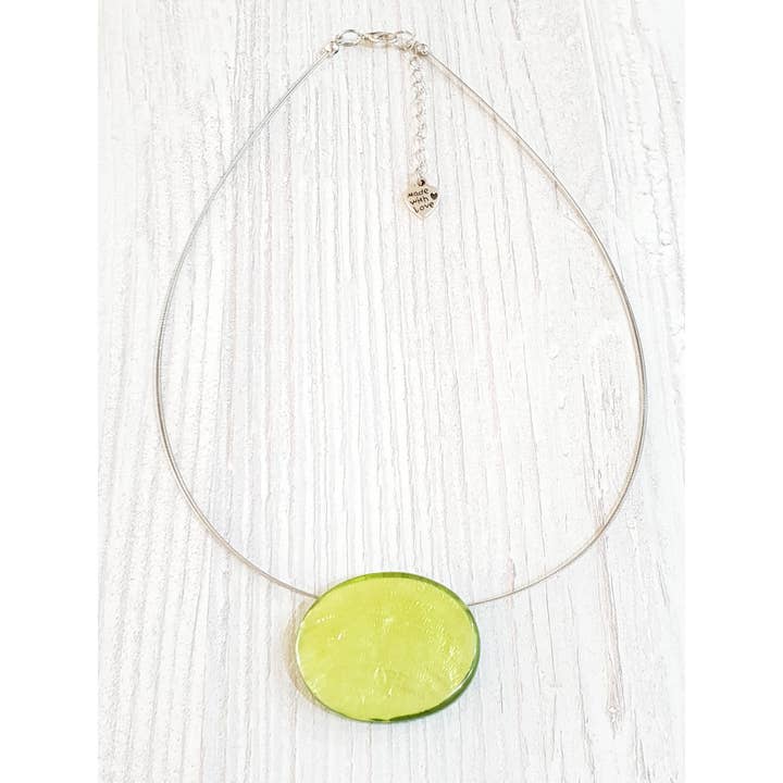 Capiz halsband kort/hänge ca.34x40mm/BG-0726 för wholesale av Gloria-Maris