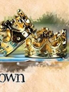 Player Token: Gold Color Crown In Metal Alloy for wholesale by Mayday Games