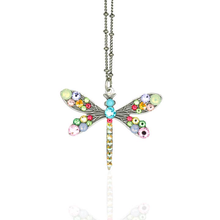 Primavera Crystal Dragonfly Necklace for wholesale by Anne Koplik Designs, Inc.