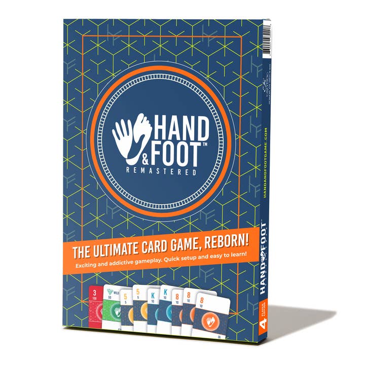Hand & Foot Remastered Card Game 4 Players- 14+ - Great Gift for wholesale by Gray Dog Games