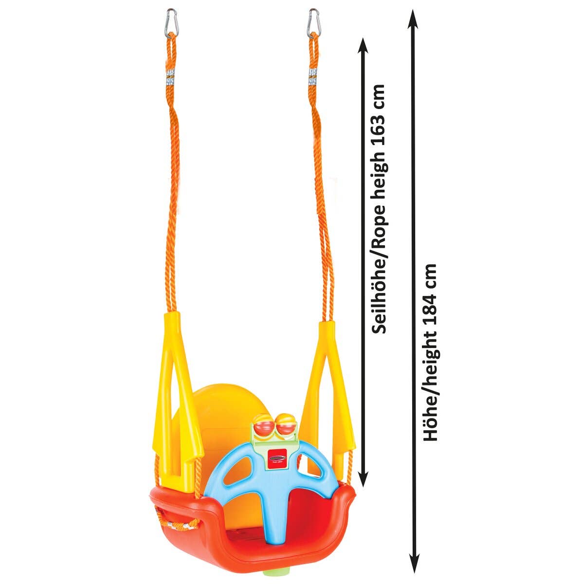 mhw24 - Wholesale Swing - Kids & Baby - Grow with me 3in1 red children's swing10