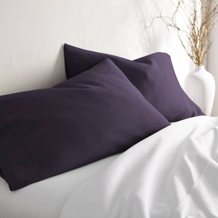 Signature Bamboo Viscose Pillowcase Set - ROYAL PURPLE for wholesale by Bamboo Is Better