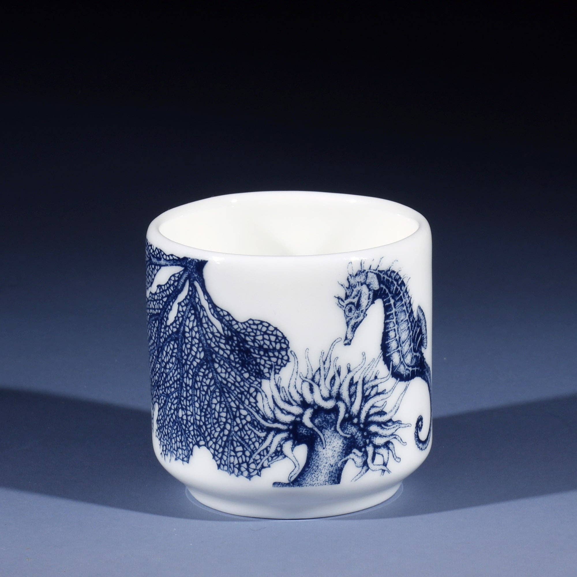 Cream Cornwall - Wholesale Egg Cup/Holder - Bone China Seahorse Egg Cup