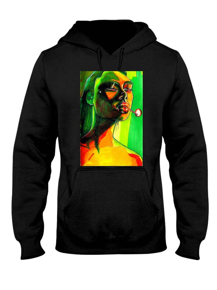 Sweat à capuche Green pour la vente par D. Ridley Designs