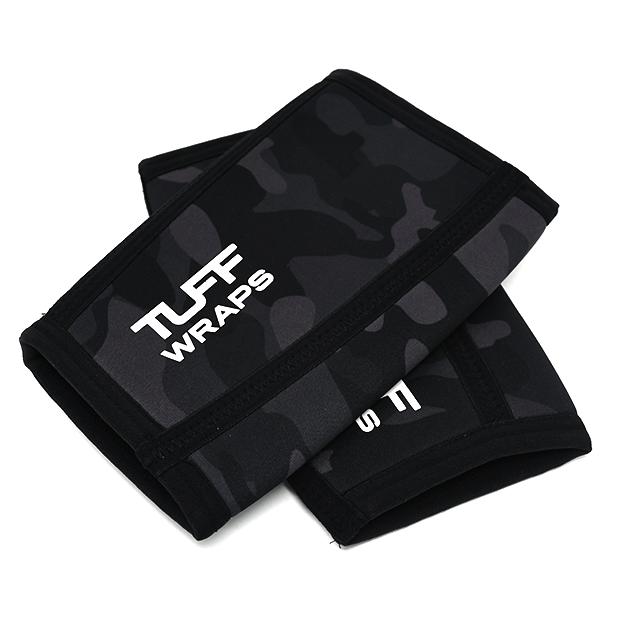 TuffWraps - Wholesale Fitness Equipment - TUFF Power Elbow Sleeves 7mm (Black Camo)1