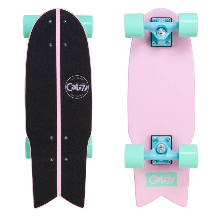 Cal 7 - Wholesale Skateboard - Pansy 22” Fishtail Mini Cruiser