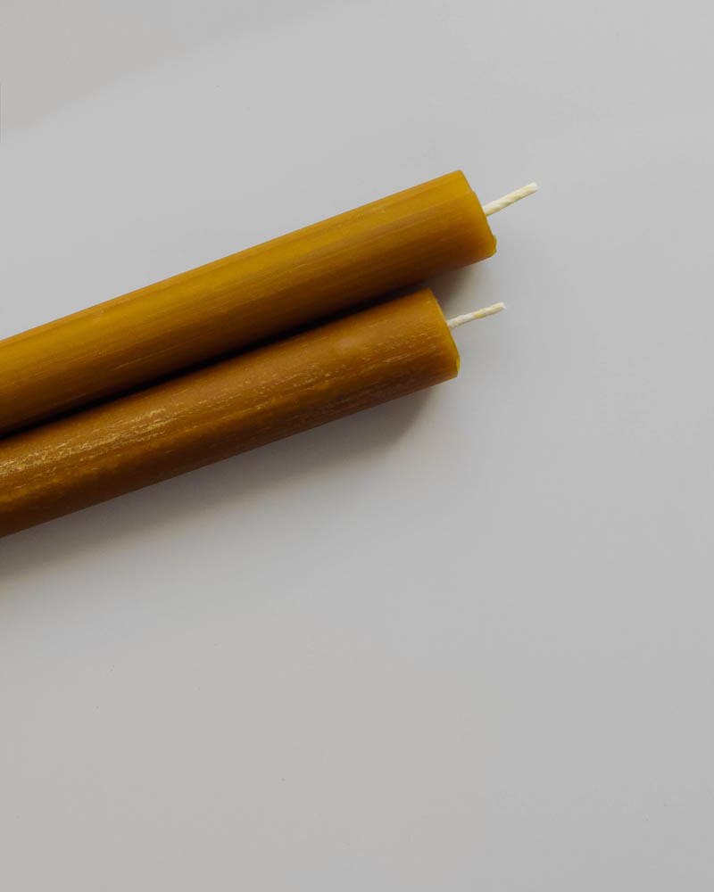 korys - Wholesale Tapered Candle/Candlestick - Cylindrical Beeswax Candles 2 pcs.1