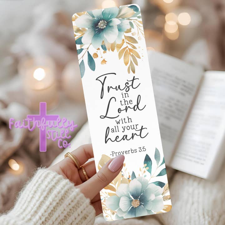Marque-page l Confiance en le Seigneur l Chrétien & Inspirant pour la vente par FaithfullyStillCo