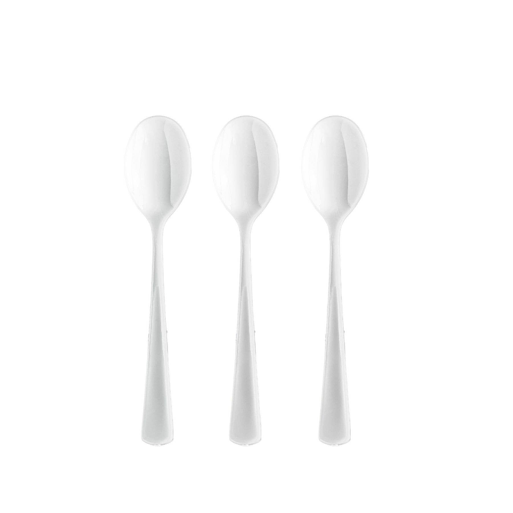 Heavy Duty Clear Plastic Spoons - 50 Ct. for wholesale on Faire0