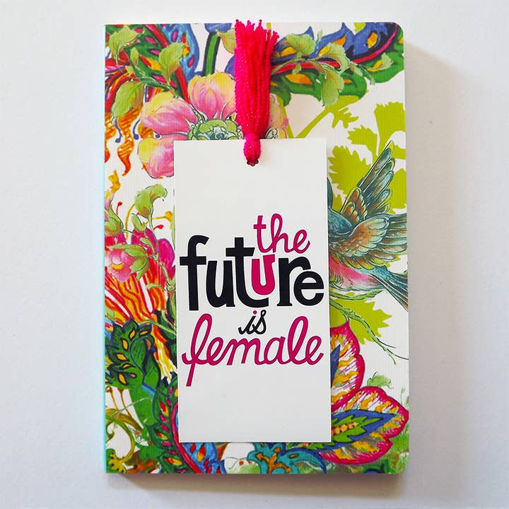 Feministiskt bokmärke. Framtiden är femele för wholesale av Chunchitos