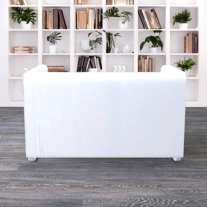 REMOVED BRAND – wholesale Överdrag till stol/soffa – Massivt vitt europeiskt linneskydd, kompatibelt med IKEA KNOPPARP1