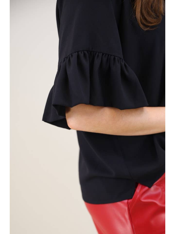 Jess Lea - Wholesale Blouse - Women's - Rebecca Ruffle Sleeve Top15