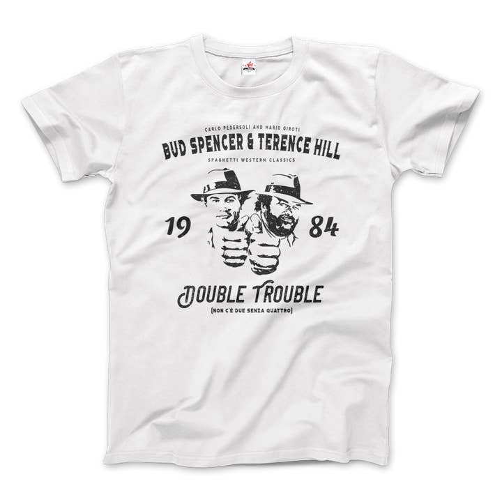 Art-O-Rama Shop - Wholesale Screen Printed T-Shirt - Unisex - Bud Spencer & Terence Hill Double Trouble T-Shirt