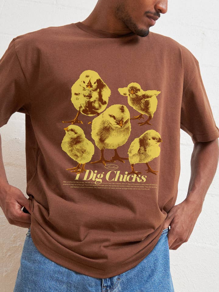 Threadheads - Wholesale Screen printed t-shirt – unisex - I Dig Chicks T-Shirt0