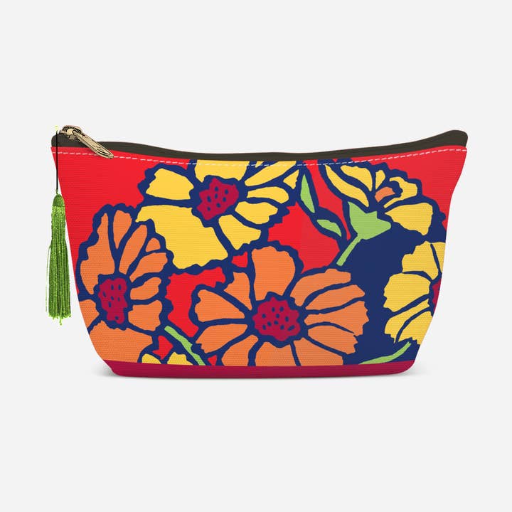 Marigolds Wash Bag for wholesale by Perkins & Morley